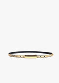 THE SNAKE PRINT LADY BELT