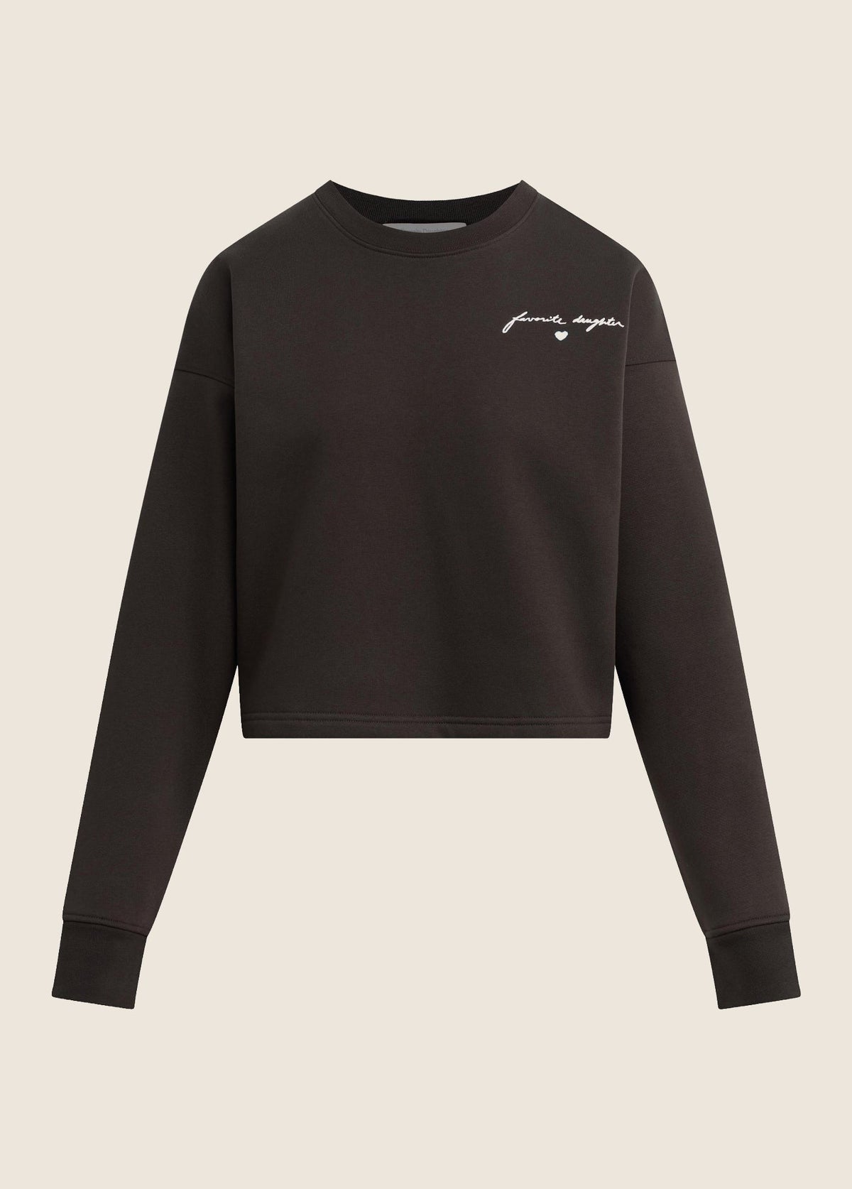 THE CROPPED SIGNATURE SWEATSHIRT