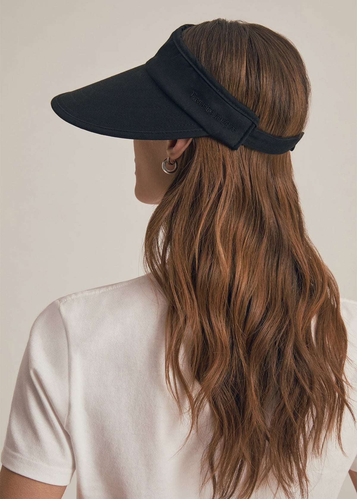 VISOR WITH EMBROIDERED LOGO