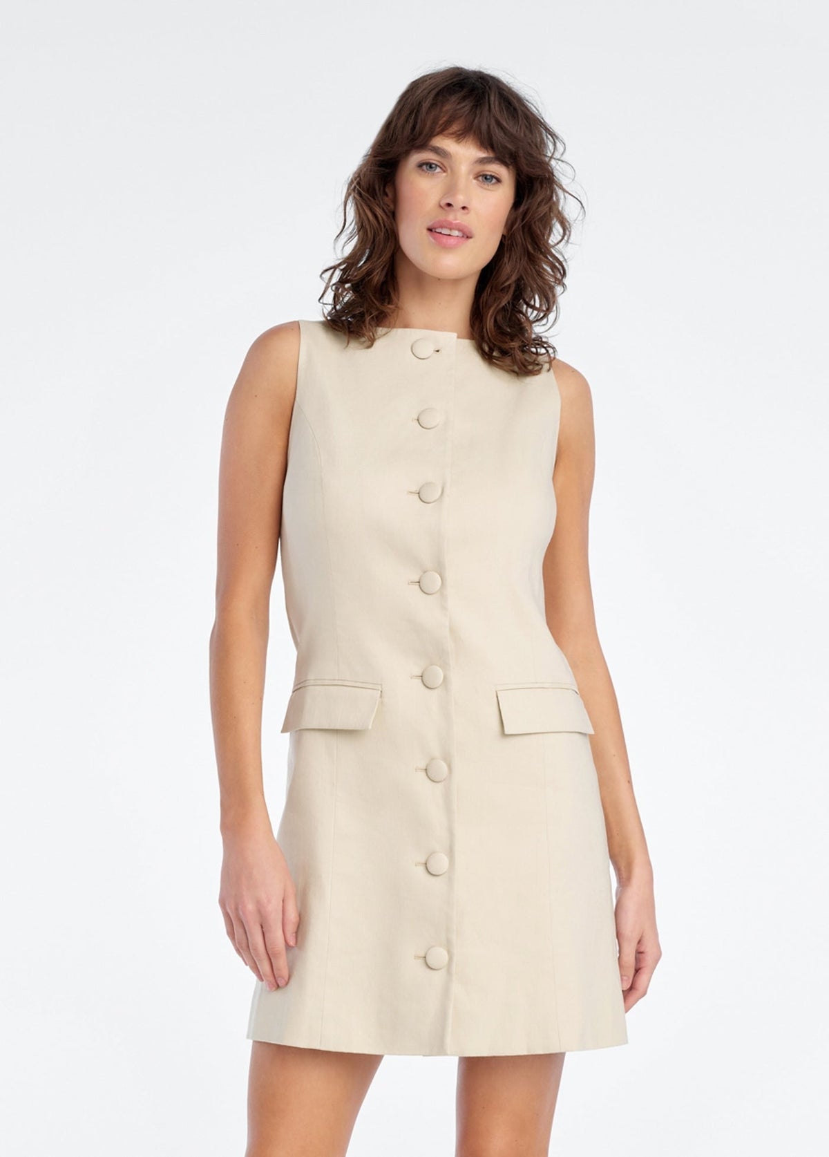 THE CECE LINEN DRESS
