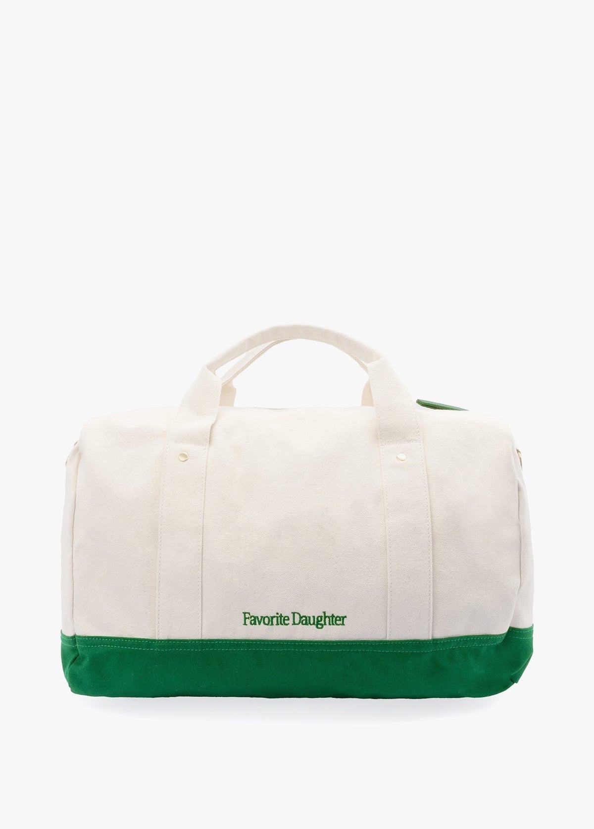 MOM OF THE YEAR CANVAS DUFFLE BAG
