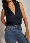THE SLEEVELESS DATE BLOUSE