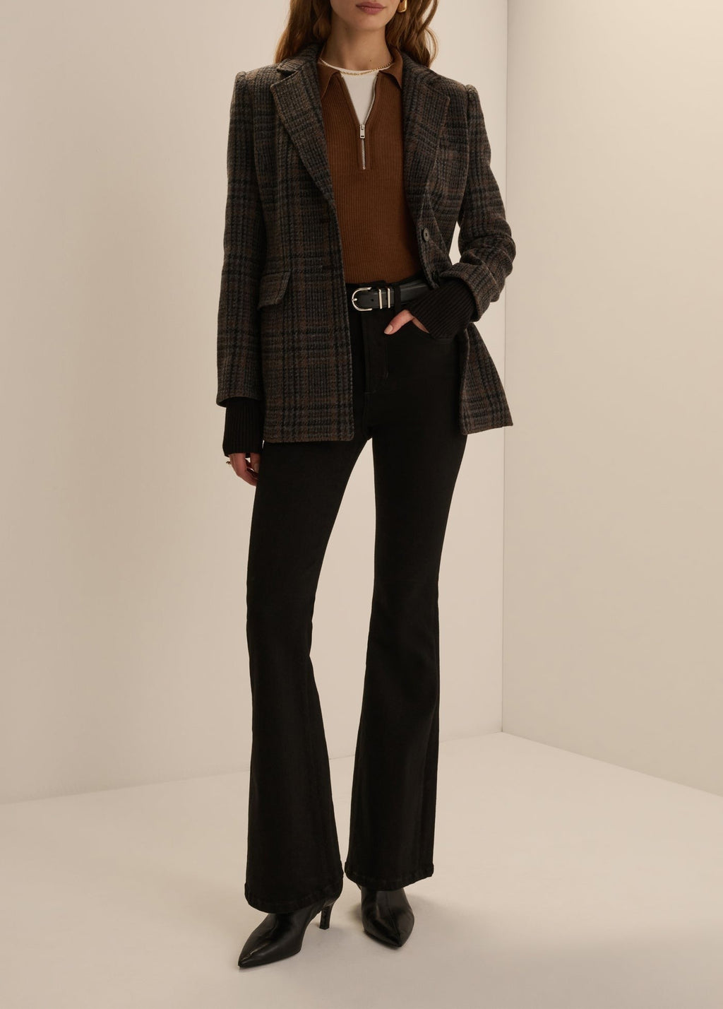 THE PLAID CITY BLAZER