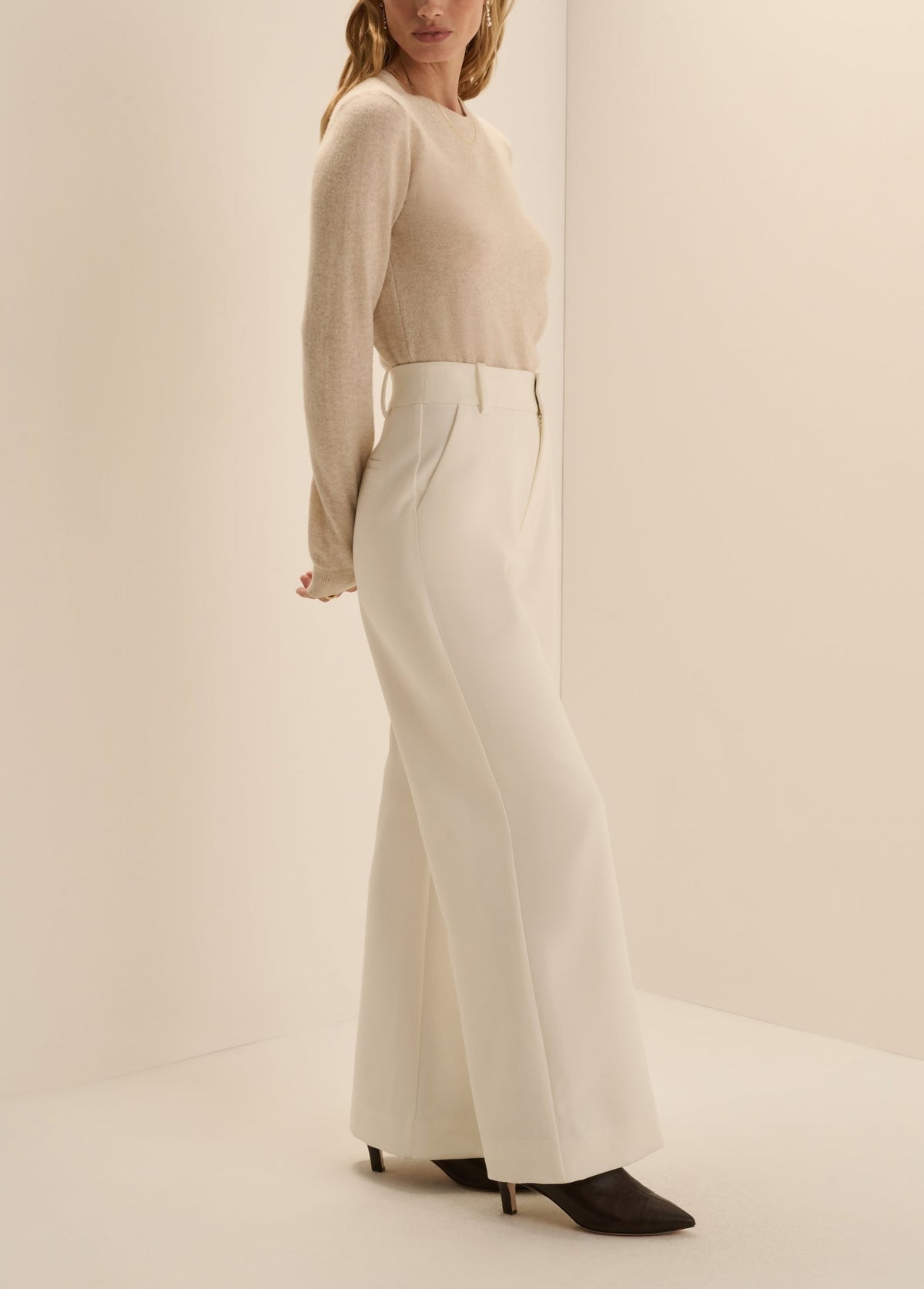 THE PETITE JONES WIDE LEG PANT