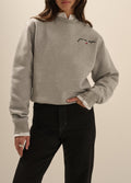 THE CROPPED SIGNATURE SWEATSHIRT