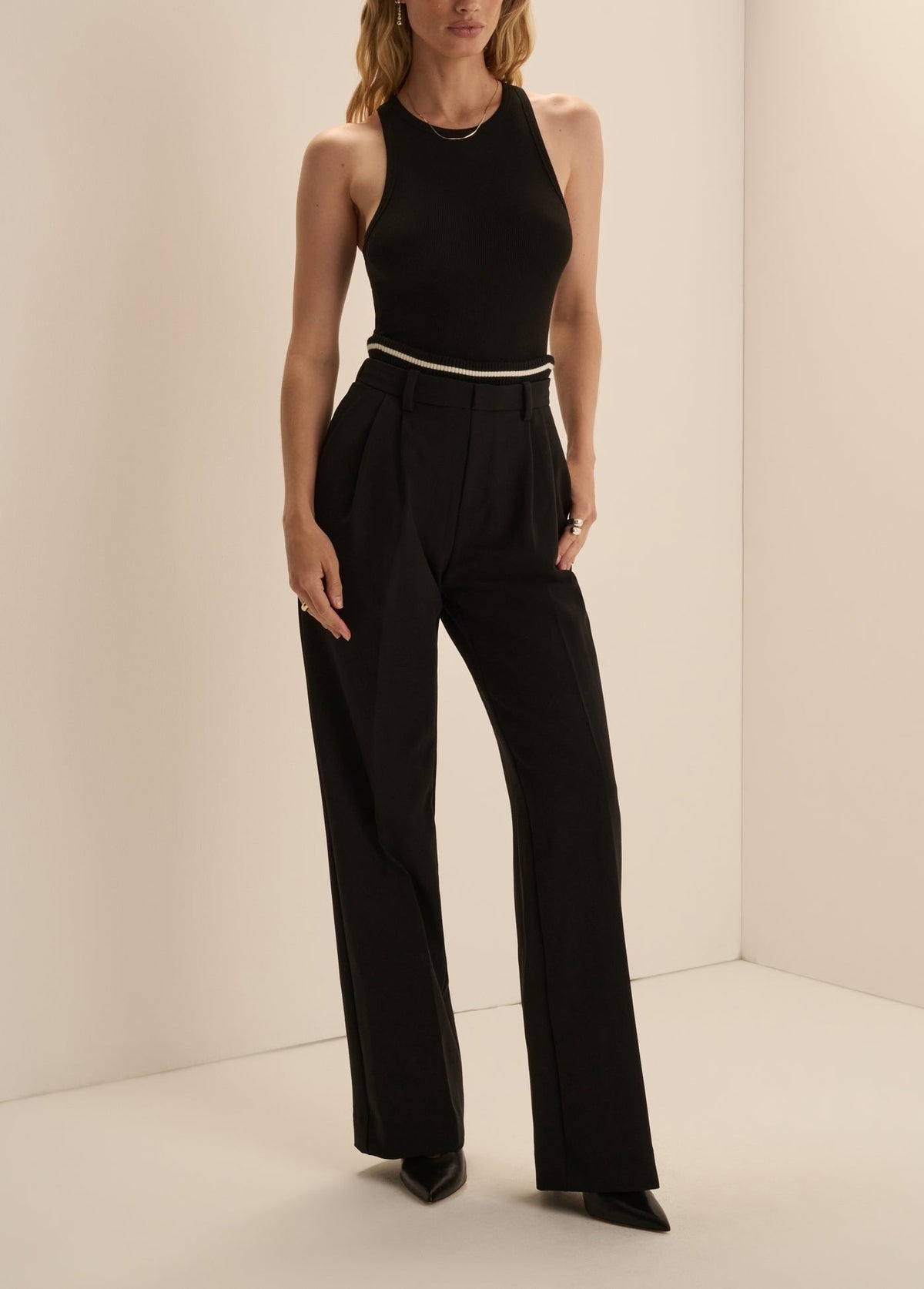 THE PETITE VARSITY PANT