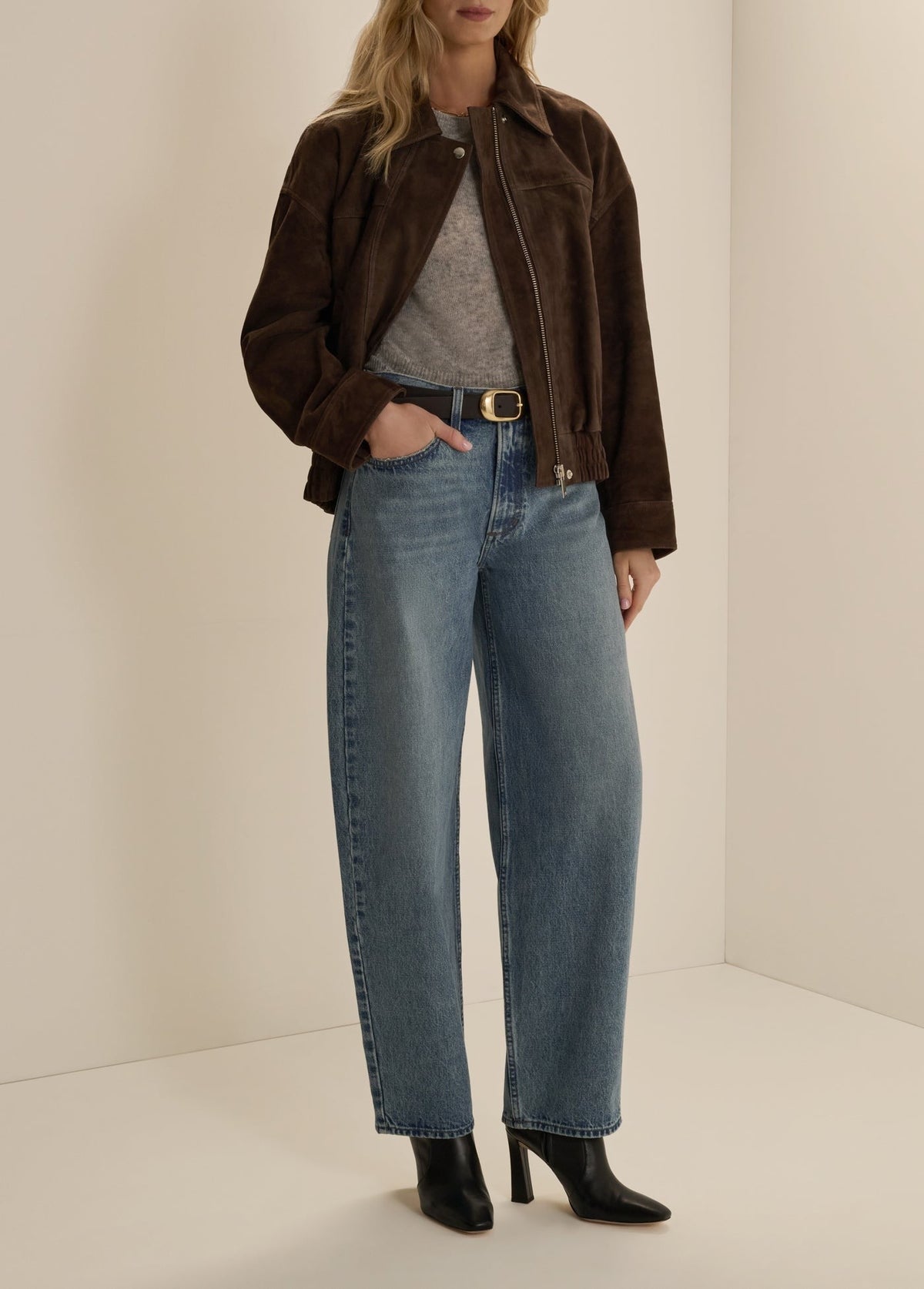 THE MERCER MID RISE EASY BARELY BARREL