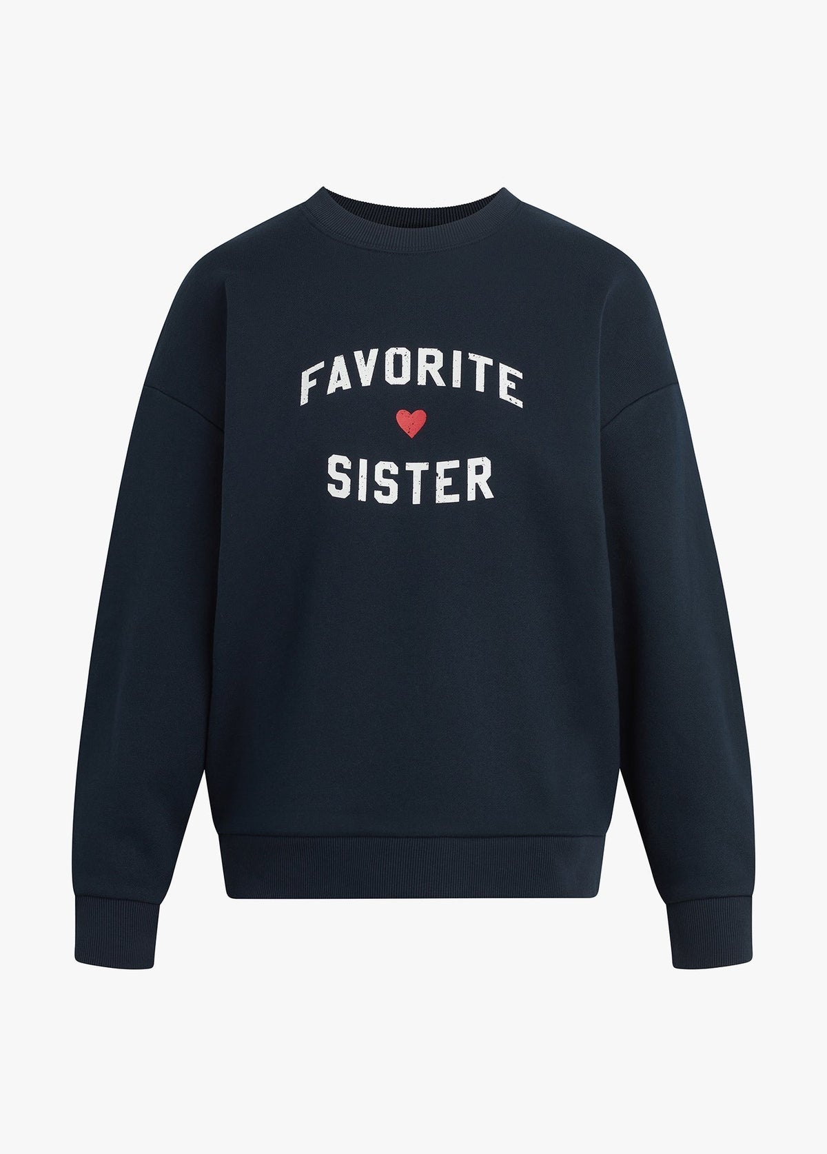 FAVORITE SISTER HEART LOGO SWEATSHIRT